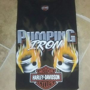 Harley Davidson Pumping Iron Sleeveless T shirt